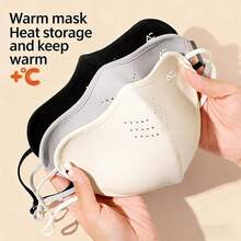 Warm Face Mask For Autumn/Winter, Dust-Proof And Cold-Proof, Women's Cycling Face Mask, Thick Fleece Warm Face Mask, Thick Windproof And Cold-Proof, Breathable 3D Face Mask - Multicolor - View 3