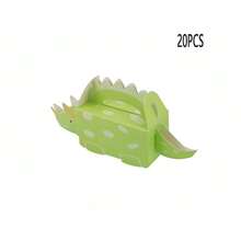 20/6 sztuk 3D pudełko prezentowe z dinozaurem, pudełko na dekoracje imprezowe z motywem dinozaura, odpowiednie na przyjęcia urodzinowe, świąteczne i rodzinne - Wielokolorowe - Zobacz 16