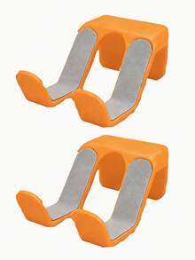 1/2/3pcs Orange Wall-Mounted Game Controller Holder, Durable ABS Material, Suitable For Xbox, Switch Game Controller Holder - Multicolor - View 13