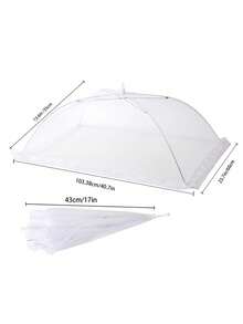 1 chiếc, Tấm che rau củ chống ruồi màu trắng, Tấm che thực phẩm dạng lưới gấp gọn, Khăn trải bàn chống muỗi, Khăn trải bàn gia đình, Tấm che gấp gọn cỡ lớn, Lưới chống ruồi cho nhà bếp và cắm trại ngoài trời, Tấm che thực phẩm, Tấm che rau củ gia đình, Khăn trải bàn, Tấm che rau củ gấp gọn, Ô che nắng, Tấm che thực phẩm bàn ăn gia đình, Lưới chống ruồi - Nhiều màu - Xem 10