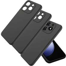 Two Black Matte Material Phone Cases, Suitable For Various Models Of Transsion Phones, Such As Spark Go 2025, Spark 10C, Spark 8C, Camon 20 Pro, Camon 19/ Camon 19 Pro 4G/Camon 19 Pro 5G, Infinix Hot 40i, Infinix Hot 30 Play/NFC Hot 30 Play, Infinix Hot 11, Etc. - Black - View 1