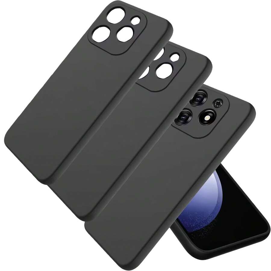 Two Black Matte Material Phone Cases, Suitable For Various Models Of Transsion Phones, Such As Spark Go 2025, Spark 10C, Spark 8C, Camon 20 Pro, Camon 19/ Camon 19 Pro 4G/Camon 19 Pro 5G, Infinix Hot 40i, Infinix Hot 30 Play/NFC Hot 30 Play, Infinix Hot 11, Etc. - Black - View 1