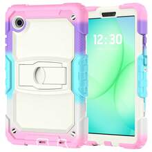 适用于 iPad (A16) 第 11 代/Air11/Air13 M3 (2025) 第 9/8/7 代 (2021/2020/2019) 的重型防震保护壳，坚固耐用的硬壳保护套，内置支架，适用于 10.2 英寸 iPad 2021/2020/2019。 - 迷彩粉紅 - 查看 24