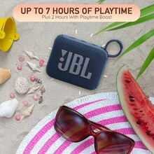 JBL Go 4 Ultra-Portable Bluetooth Speaker With Big Pro Sound And Punchy Bass, PlaytimeBoost, IP67 Waterproof & Dustproof, 7-Hour Playtime, Ideal For Beach, Hiking, And Outdoor Adventures - Red - View 10