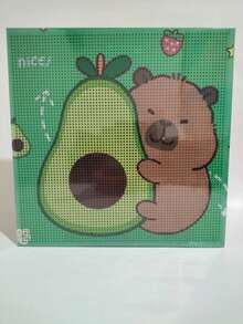 Kits De Pintura Diamantes De Capibara Diy 30x30+20x20 - Verde aguacate - Ver 1