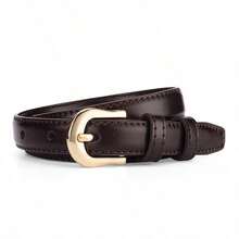 Thắt lưng nữ khóa hợp kim vàng tối giản, đa năng, dây đeo mảnh thời trang, phù hợp cho đi làm, hẹn hò, thường ngày, thể thao, công sở - Phù hợp cho mùa xuân, hè, thu, đông, có thể phối với quần jeans, chân váy, đầm, món quà lý tưởng cho ngày Valentine, sinh nhật, kỷ niệm. - Nhiều màu - Xem 11