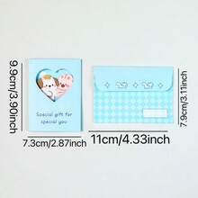 Cute 3D Foldable Hug Greeting Card With Envelope, High-Quality Lovely Gift For Friends, Couples - Multicolor - View 5