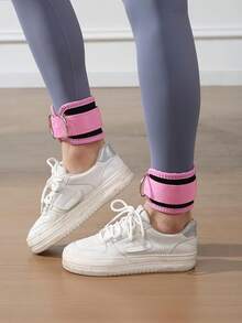 1 Pair Adjustable Ankle Strap For Gym, Suitable For Glute, Leg Extension, Exercises, Essential For Sports Fitness Training - Multicolor - View 7