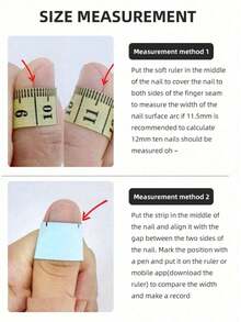 10pcs/Set Press On Nails With Sandblasted Finish, Sky Blue Oil Painting Design, Fully Handcrafted Perfect For Girls And Ladies To Wear! - Multicolor - View 5