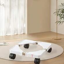 carrito organizadorAUNMAS Carrito de Plantas con Ruedas Soporte Ajustable para Plantas Caddy Universal para Plantas para Patio de Jardín Interior y Exterior - como en la foto - Ver 3