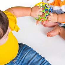 Best Newborn Gift: Soft Grip Ball Rattle - Sensory Development Toy, Enhances Hand Grasping Ability - Multicolor - View 7