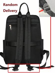 Anti-Theft Multi-Compartment Casual Nylon Backpack Women Purse; Can Hold A 15.6-Inch Business Laptop Backpack; Multi-Pocket Lightweight School Bag; Large-Capacity Travel Bag; Multi-Functional Book Bag - Multicolor - View 12