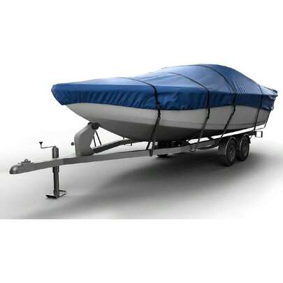 Funda Universal para Barco, Cubierta Impermeable de Grado Marino para Barcos de 12'-14' de Largo y hasta 68" de Ancho, Resistente y con Protección UV, Ideal para Botes de Pesca,41020253