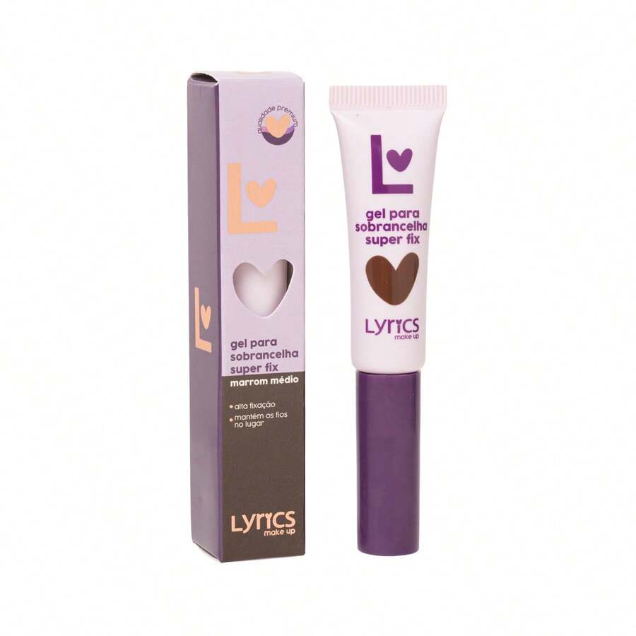 Gel para Sobrancelha Super Fix - Lyrics Make Up - Marrom Claro - Visão 1