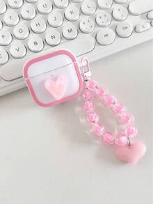 Transparent Earphone Case With Chain, Soft Protective Cover Compatible With Apple 1/2/3/4, Pro 2nd Gen, 3/4/5, Suitable For Women - Multicolor - View 5
