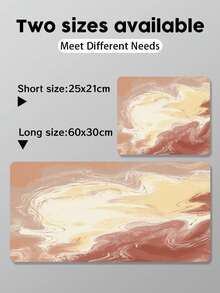 1 件装，大理石纹 PU 皮革鼠标垫，2 毫米厚，小型办公桌面垫，适合学生/游戏玩家/笔记本电脑用户，防水防滑。 - 紅色 - 查看 2