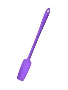 1件長柄矽膠刮刀，果醬抹刀，蛋糕奶油刮刀，耐熱刮刀，攪拌刮刀，果醬匙，奶油刮刀，烘焙刮刀，廚房工具，適用於從罐子或深容器中刮取果醬、花生醬、蛋黃醬或蜂蜜，可用於烹飪、烘焙、攪拌和混合，適合家庭、餐廳、甜點店、烘焙店、派對，適合作為父母、家人、好朋友、鄰居、烘焙和烹飪愛好者的禮物，感恩節禮物，新年禮物 - 彩色 - 查看 12