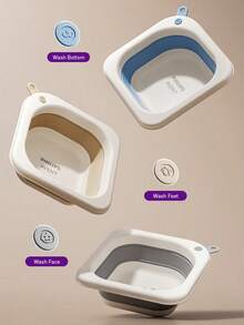 Chậu rửa gấp gọn, chậu rửa nhỏ gọn cho bé, chậu rửa di động nhẹ, lý tưởng cho du lịch, cắm trại, rửa chén, giặt giũ. - Nhiều màu - Xem 2