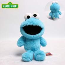 Sesame Street 1个20厘米芝麻街经典艾摩、甜饼怪、大鸟毛绒玩偶，中号柔软填充玩偶，可爱圣诞节生日礼物，英语培训机构道具 - 彩色 - 查看 6