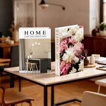 3 قطع كتب زخرفية مزيفة بطراز قديم، دعامة لرف الكتب، المقهى، الفندق، التصوير الفوتوغرافي، الأفلام/الفيديو - متعدد الألوان - مشاهدة 19