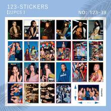 KATSEYE 2025 <BEAUTIFUL CHAOS> SOPHIA MANON DANIELA LARA MEGAN YOONCHAE Waterproof Decorative Stickers, Suitable For Tablets, Water Bottles, Fan Gifts - Multicolor - View 3