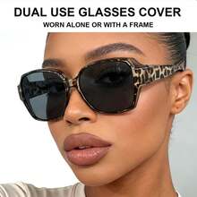 cabecade 时尚男女通用夜视眼镜夹片式，适合日常佩戴和音乐节，是理想的礼物之选。 - 彩色 - 查看 9