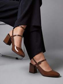 Women Pumps - Brown - View 2