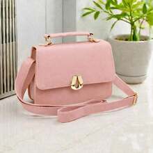 New Collection Women's Mini Crossbody And Hand Bag - 淺粉色 - 查看 1