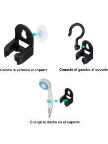 DeTODO Regadera Ducha Portátil Eléctrica Exterior USB Recargable Bomba de Mano con Manguera De 1.5 M Para Senderismo, Caravanas, el Coche o Lavar al Perro - Blanco-1 ud. - Ver 3