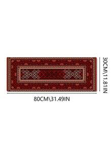 Bohemian Carpet Style Table Mat Bohemian Geometric Red Game Mouse Pad With Stitched Edge Non-Slip Rubber Base Big Mouse Pad Office Computer Keyboard Laptop Home - Multicolor - View 12