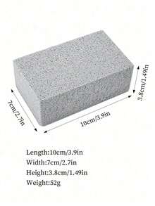 1pc Grill Oven Cleaning Brick, Grill Scraper Cleaning Stone, Multifunctional Cuttable Stain And Grease Cleaning Brush, Suitable For Stove, Sink, Utensils, Pans, Grill Grates, Kitchen, Bathroom, Home, Household, Christmas Gift - A - View 3