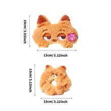 Miniso Disney Zootopia Series Judy/Clawhauser/Nick 3D Eye Mask & Hair Tie Set, 3D Facial Feature Design, Light Blocking For Sleep, Hair Styling & Girl-Style Gift(1 PC) - Multicolor - View 10