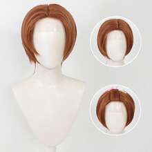 Black Wig, 12 Inch Synthetic Lace Front Wigs, Ready To Wear Pre-Toned Straight Hair Wig Midle Part Blonde Wigs Beginner Friendly Suitable For Daily Party Wear Synthetic Heat-Resistant Long Straight Wig - Multicolor - View 18