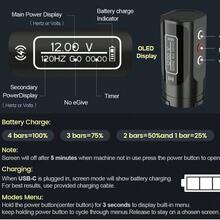 Máquina Para Tatuaje Profesional Rotativa Tipo 2 Baterías - Negro - Ver 4