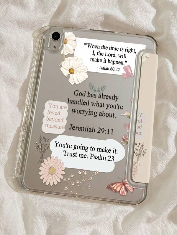 This Beautiful And Adorable Cartoon, Anime, Floral, Letter, And Bow-Shaped Double-Sided Acrylic Crystal Clear Back Cover Is Shock-Resistant , Suitable For The 7th, 8th (10.2-Inch), And 10th Generation IPads. It Has A Built-In Pen Slot, Supports Sleep/Wake Function, And Multiple Folding Stand Modes, Making It An Ideal Holiday Gift.