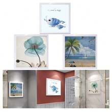 OISE ART STORE Armadietto Da Bagno Nascosto Pieghevole Impermeabile Portaoggetti Salvaspazio - - Multicolore - Visualizzare 1