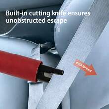 1pc Car Emergency Escape Tool, Window Breaker, Safety Hammer, Metal Car Window Breaker, Compact And Space-Saving, Quick Window Shatter! - A - View 5