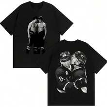 Heated Rivalry Shane Hollander‌ Ilya Rozanov Hollanov T-Shirt Men Women Vintage Fashion Short Sleeve - Đen 5 - Xem 1