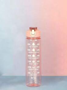 1个2000毫升或750毫升透明塑料水瓶，印有标语，室内/室外运动水瓶 - 彩色 - 查看 19