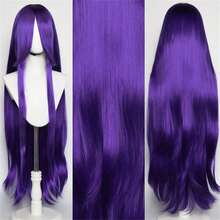 Karida 60cm/24inch Extra Long Straight Synthetic Hair Wig With Bangs, Colorful, Suitable For Daily Use, Cosplay, Halloween, Christmas, St. Patrick's Day And Other Costume Parties - Multicolor - View 143