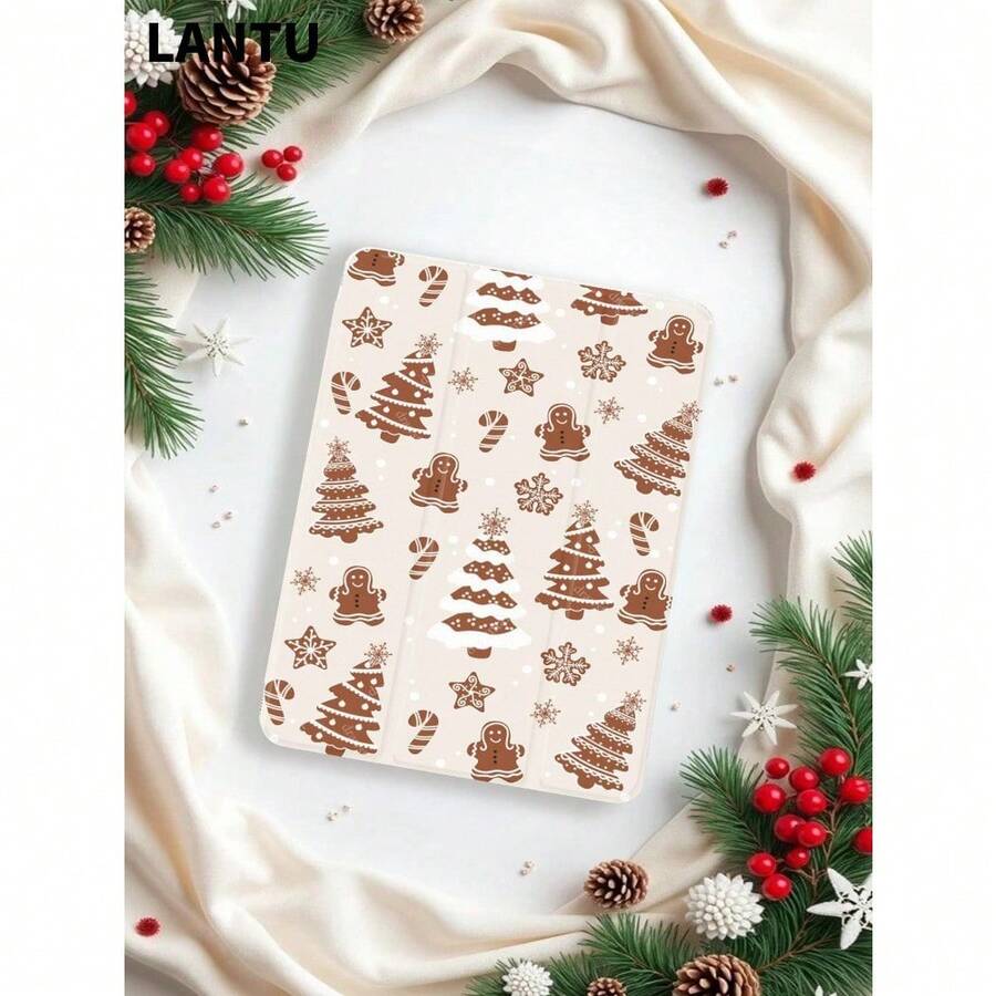 1pc Polka Dot Printed Tablet Protective Case, Compatible With Apple IPad 10.2" / IPad Pro 11" 2020/2021, IPad (A16) 11" 11th Gen 2025, IPad 9th/10th Gen, Apple Air 4th 10.9", Galaxy Tab S6 Lite 10.4", /, Anti-Drop, With Pencil Slot, Sleep/Wake Support, Romantic Gift For Friends And Family - 多色-7 - 查看 1