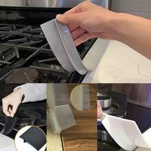 High-Temperature Resistant Silicone Sealing Strips (1/2 Strips Per Pack), Suitable For Kitchens, Flexible, Oil-Resistant, And Stain-Resistant. Can Be Used To Fill Gaps In Gas Stoves And Cooktops - Flexible Cooktop Gap Filler. - Sealing Tape - View 3
