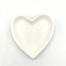 1pc Ceramic Heart Shaped Jewelry Tray, White Jewelry Display Holder, Heart Ring Holder, Jewelry Storage, For Earrings, Necklaces, Rings, Bracelets, Dresser, Bedroom Nightstand, Home Decor, New Year Gift, Gift, Gift Back To School - Multicolor - View 7