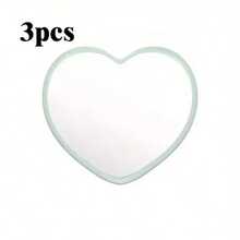 1/3/6/10/20/30/50个装心形便携式口袋镜,现代简约设计,高清画质,迷你化妆镜,学生宿舍适用,女士礼物,粉色-白色-绿色-黑色可选 - A - 查看 34