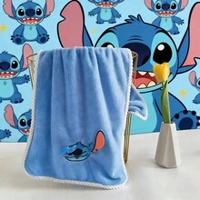 1pc/2pcs Set Stitch Towel Set, Stitch Bath Towel Set, Angel Bath Towel Set, Cute Stitch Bath Towel Set, Embroidered Stitch Towel, Super Soft Bath Towel Set, Gentle Skin-Friendly Bath Towel, Super Absorbent Quick-Dry Bath Towel - Multicolor - View 15