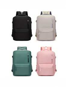 1pc Peach Tree Crescent Shoulder Bag, Fashionable Minimalist Solid Color, Large Capacity, Adjustable Strap, Multi-Pocket, Vintage, Casual, Lightweight, Water-Washed Wrinkle Nylon Crossbody Bag , Valentines Gifts, Bags For Traveling - Multicolor - View 6