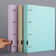 1 cặp đựng tài liệu Morandi Colors A4, loại có vòng chữ D và 4 lỗ, thích hợp cho năm học mới, đồ dùng học tập. - Nhiều màu - Xem 6