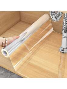 1片防水防油静电墙面保护膜 - 可移除薄膜,适用于厨房、瓷砖、家居和宿舍装饰 - 无需胶水,易于清洁,无需用电 - 非常适合炉灶和水槽区域,炉灶台面保护,厨房配件,适合派对、聚会和活动的日常装饰。 - A - 查看 2