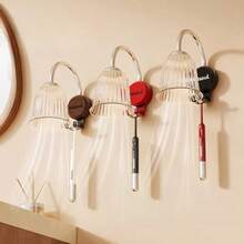 Minimalist Luxury Toothbrush Holder, Magnetic Closure Wall-Mounted Cup Rack, Bathroom Countertop Drainage Rack - Multicolor - View 1