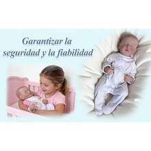 OMANIFER Muñecas Reborn de Bebé niño de 55 cm,Cuerpo Blando y Articulaciones Móviles,Set de Juguete y Vaja de Regalo Apto para Niños a Partir de 3 años,Incluye Accesorios de Juguete y Ropa de Bebés - Multicolor - Ver 11